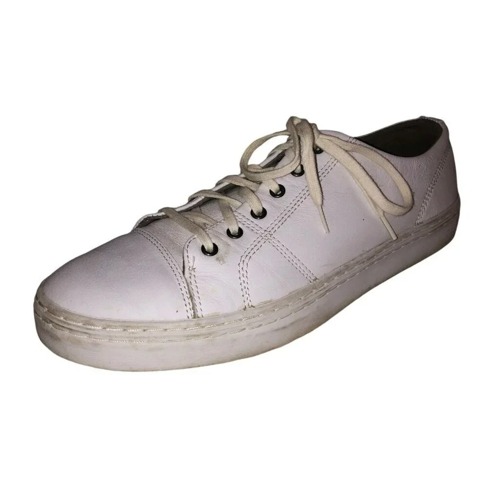 Cole Haan Mens Size 10 M White Grand OS Lace Up Low Top Casual Shoes Sneakers